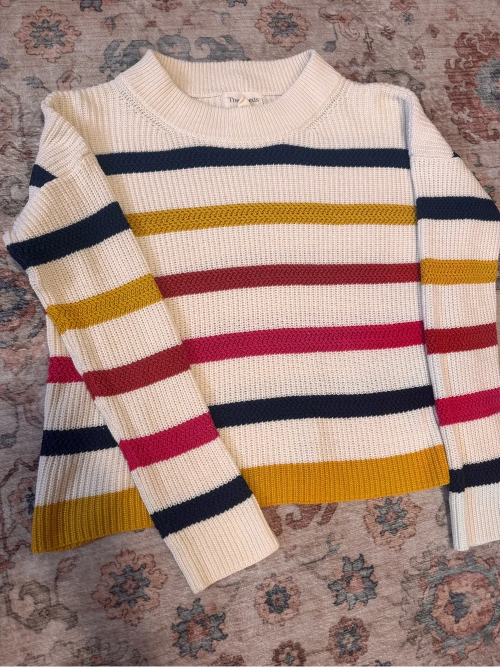 J. Crew•The Reeds Crewneck Striped Sweater